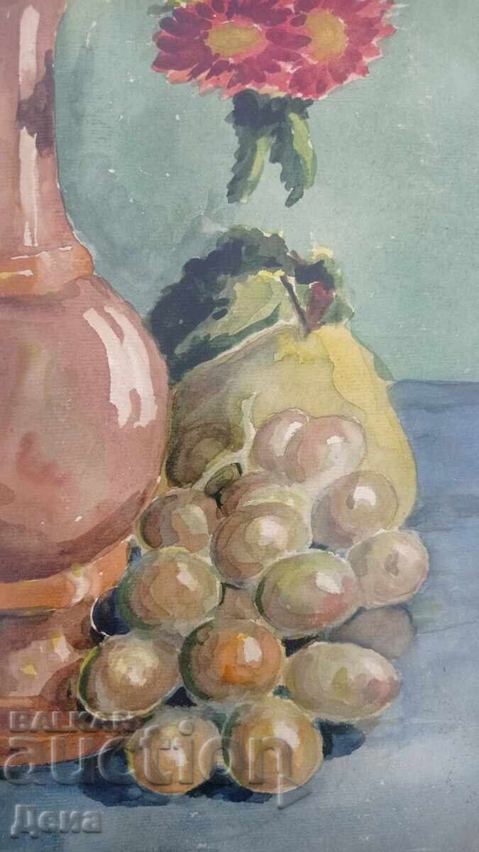 Peter Petrov watercolor 1957 - 6