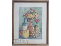 Peter Petrov watercolor 1957