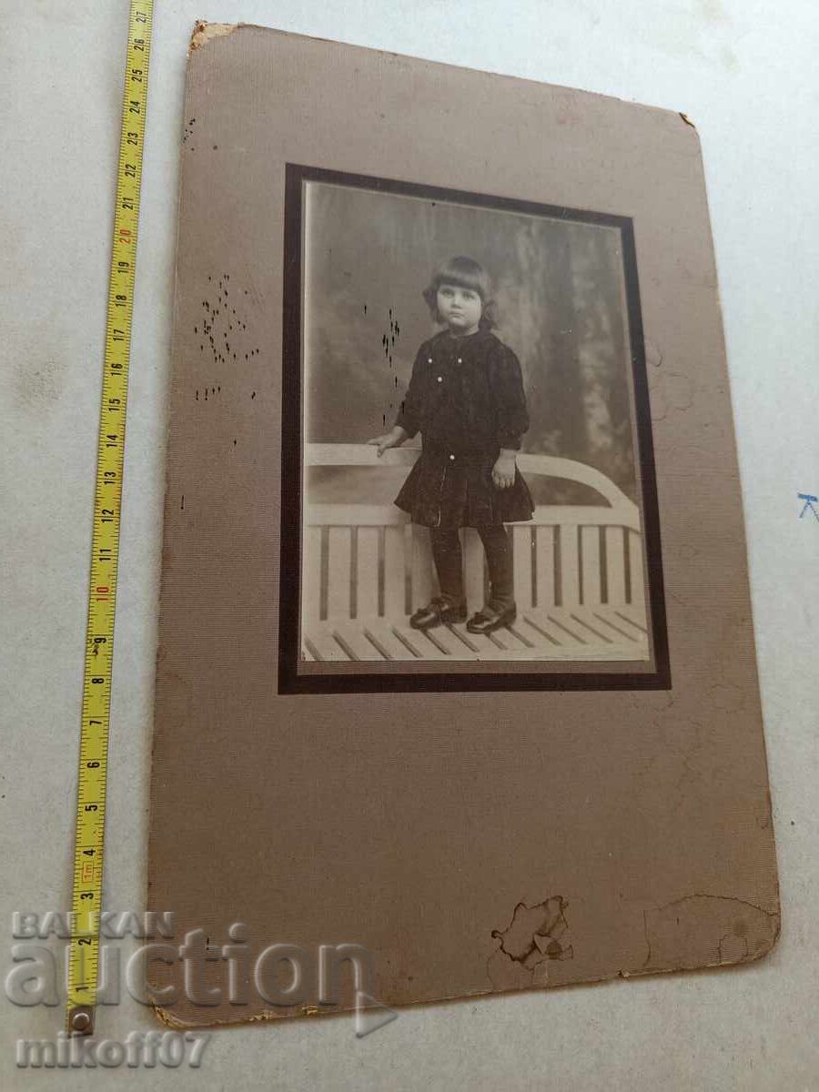 Снимка картон фотография Г. Кацаров Стара Загора 1818 г.