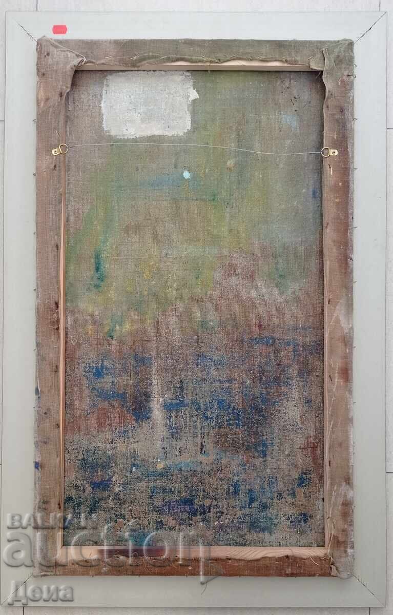 Tablou mare vechi - pictură de maestru - 7