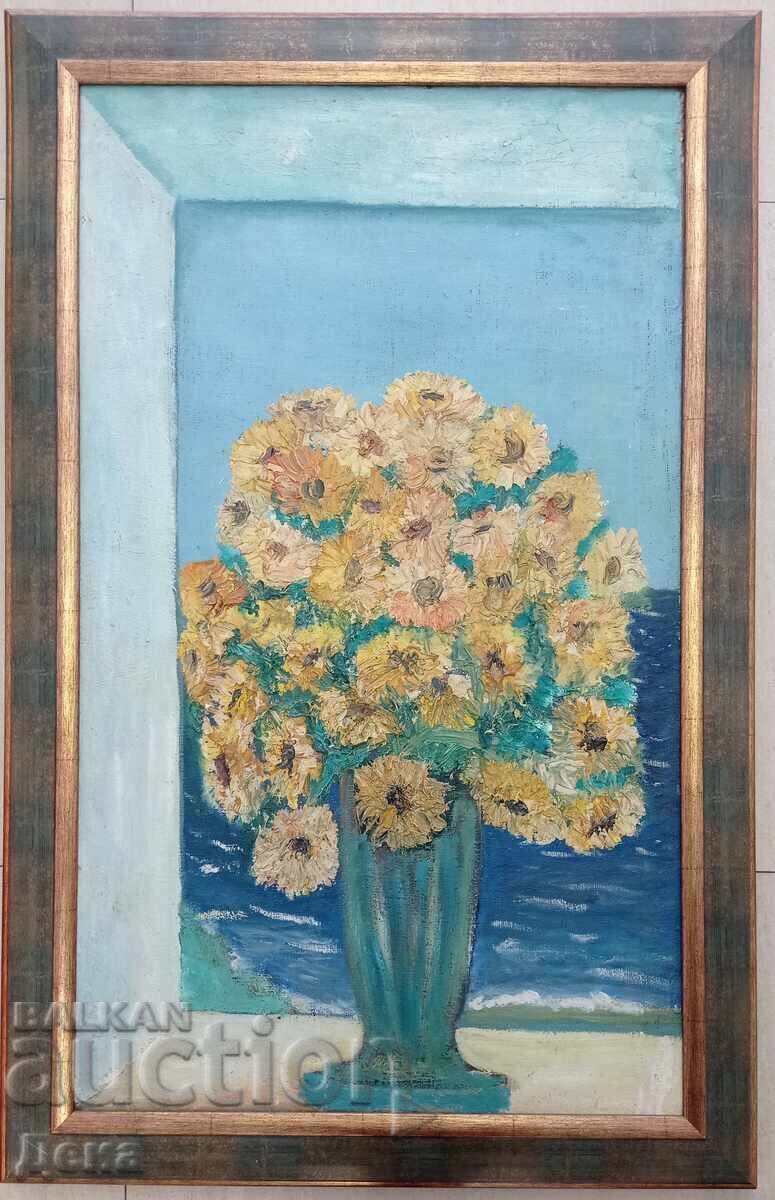 Tablou mare vechi - pictură de maestru