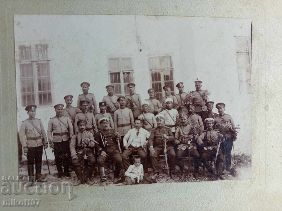 Photo cardboard photograph PSV Oryahovo