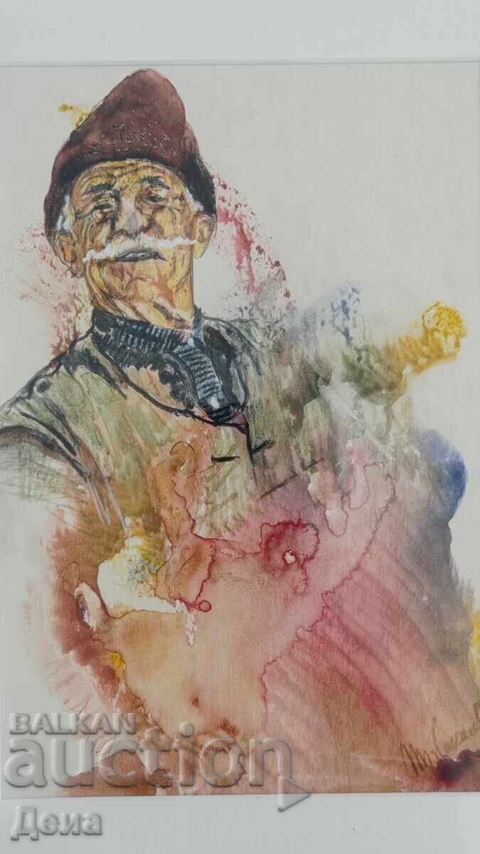 Beautiful contemporary watercolor with price 200.00 BGN | € 102.26