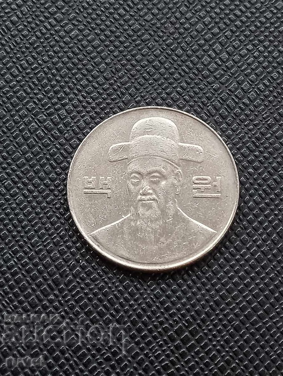 South Korea, 100 Won 2003 with price 1.10 BGN | € 0.56