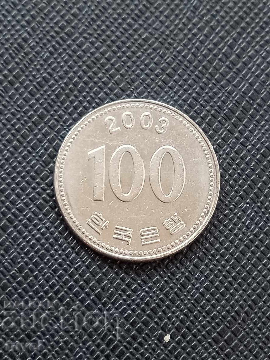 Coreea de Sud, 100 won 2003