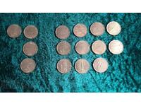 Jetoane vintage SHELL. Jetoane metalice pentru combustibil. Colecție. Mo