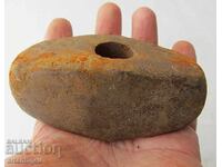 Cap de ciocan medieval vechi din fier