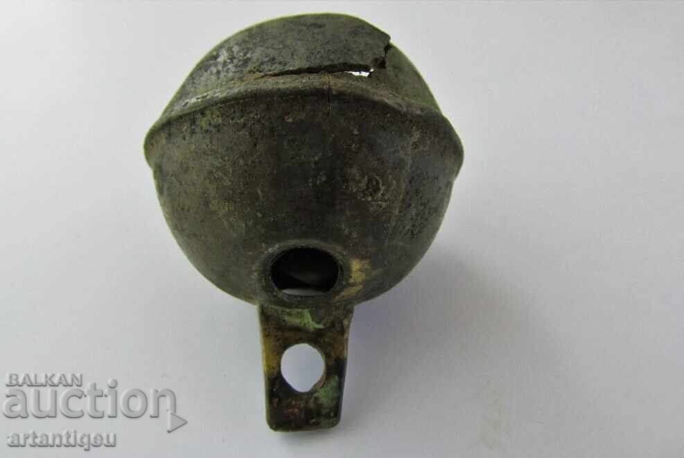 Δημοπρασία Αρχαία χάλκινη καμπάνα - κουδούνι με ρωγμή