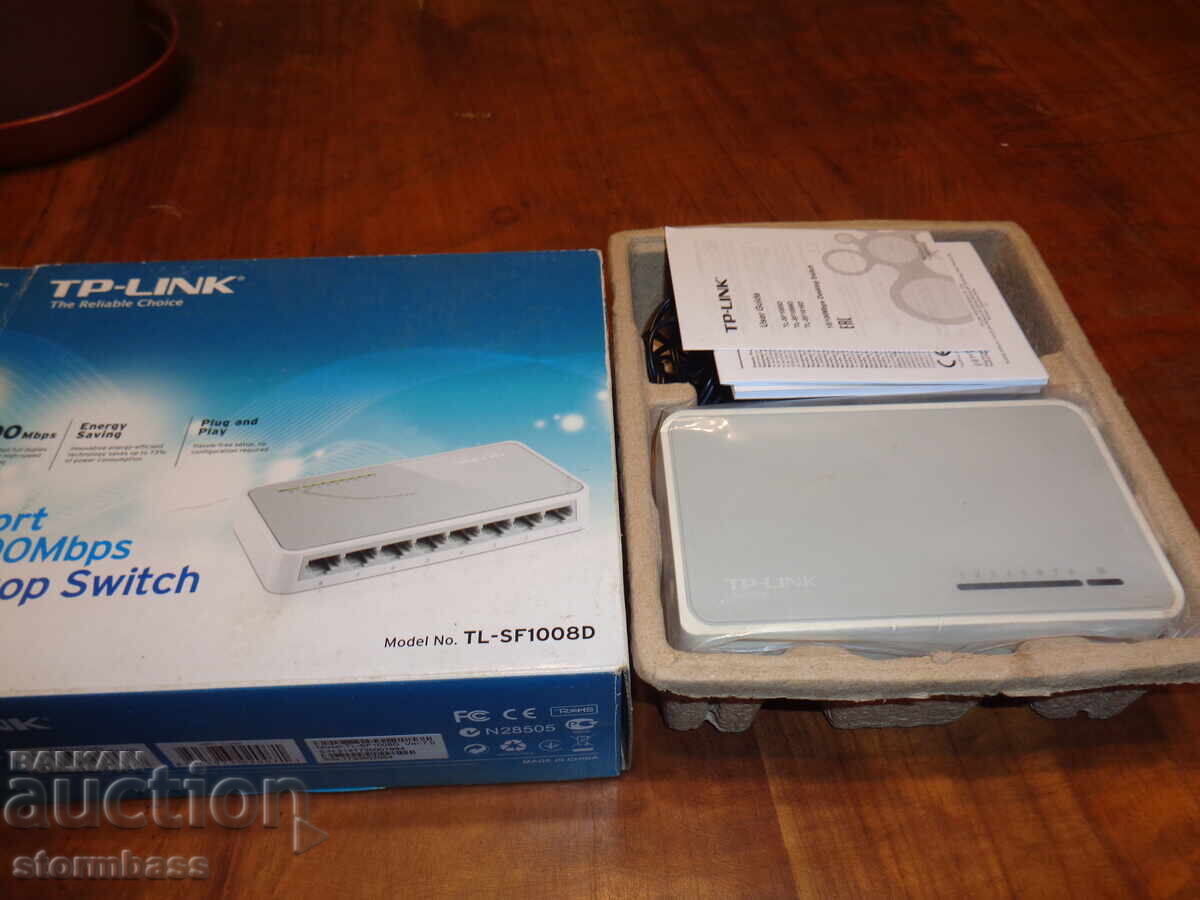 Нов Суич TP-LINK TL-SF1005D Switch с цена 8.00 лв. | € 4.09