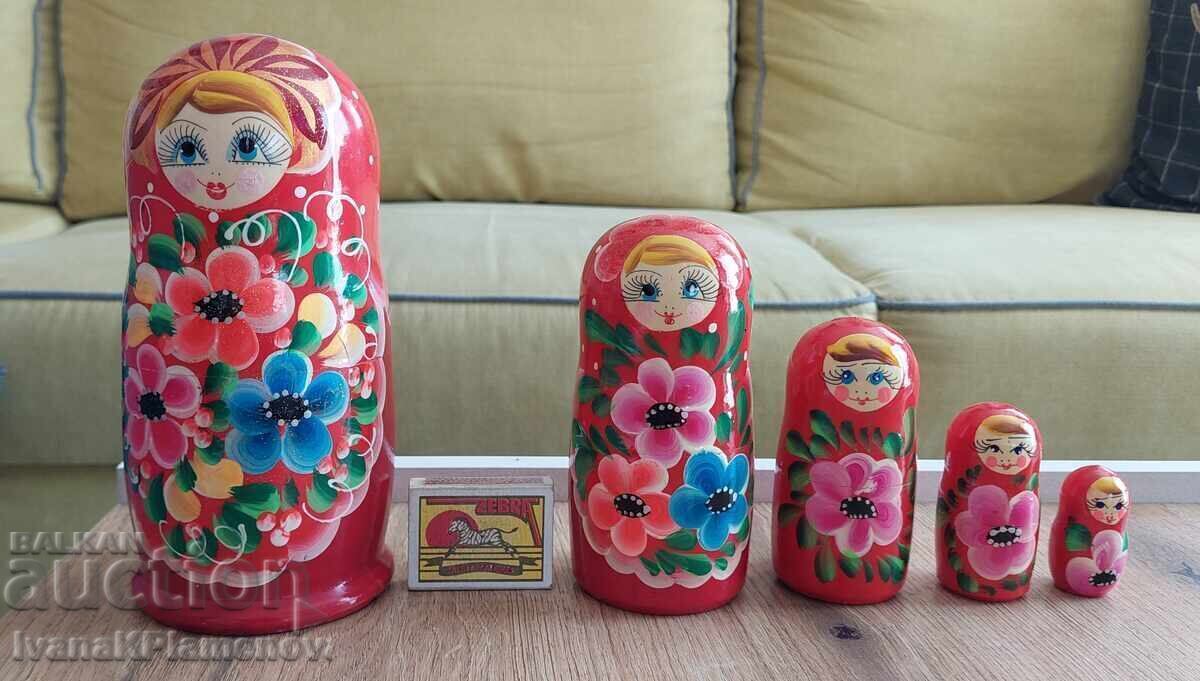 Ματριόσκες σετ 5 τεμαχίων για γνώστες - 5 Ματριόσκες σετ 5 τεμαχίων για γνώστες - 5