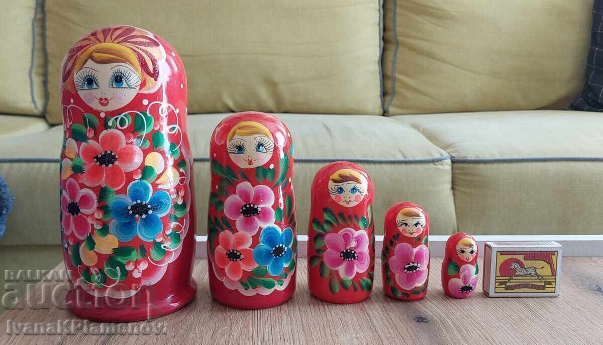 Ματριόσκες σετ 5 τεμαχίων για γνώστες - 6 Ματριόσκες σετ 5 τεμαχίων για γνώστες - 6