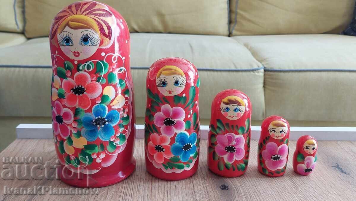 Ματριόσκες σετ 5 τεμαχίων για γνώστες Ματριόσκες σετ 5 τεμαχίων για γνώστες