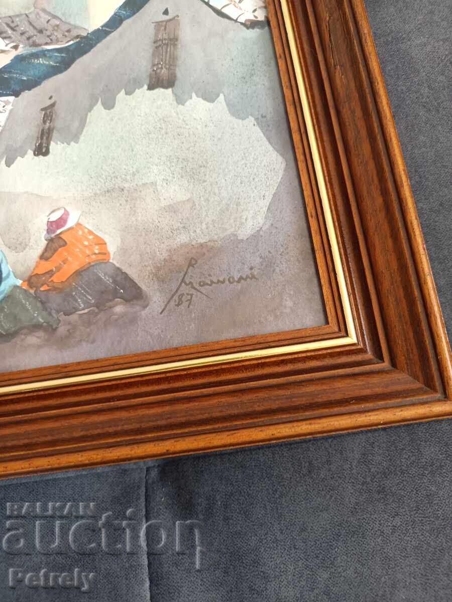 Аукцион Голям стар акварел Аукцион Голям стар акварел