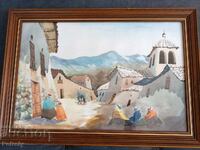 Μεγάλο παλιό ακουαρέλα