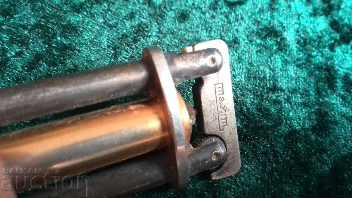 Δημοπρασία Αντίκα Αναπτήρας ** Σχεδιασμός MAXIM ** Vintage Gas Αναπτήρας F