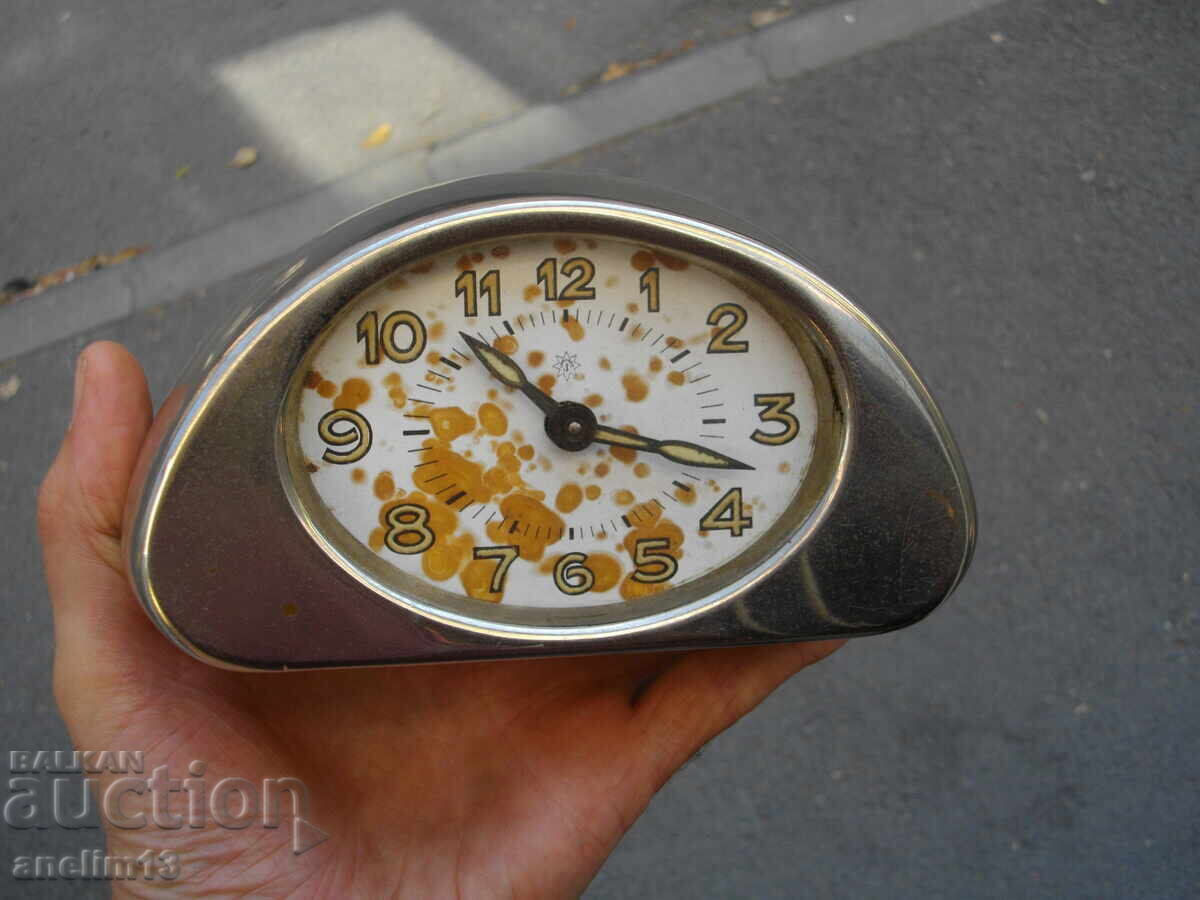 Доставка на КОЛЕКЦИОНЕРСКИ НАСТОЛЕН ЧАСОВНИК JUNGHANS БУДИЛНИК ART DEKO