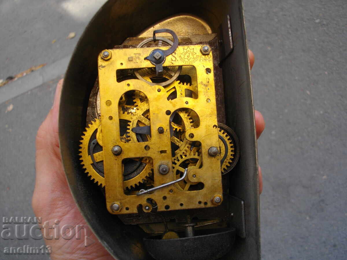 КОЛЕКЦИОНЕРСКИ НАСТОЛЕН ЧАСОВНИК JUNGHANS БУДИЛНИК ART DEKO - 7