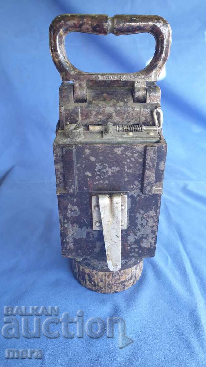 Licitație Lampă cu carbid germană din Al Doilea Război Mondial