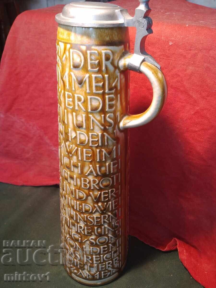 Γερμανική κούπα μπύρας με τιμή 25.00 BGN | € 12.78