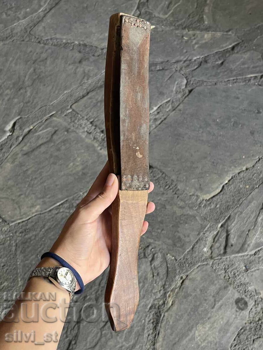Antique leather strop for razors Antique leather strop for razors
