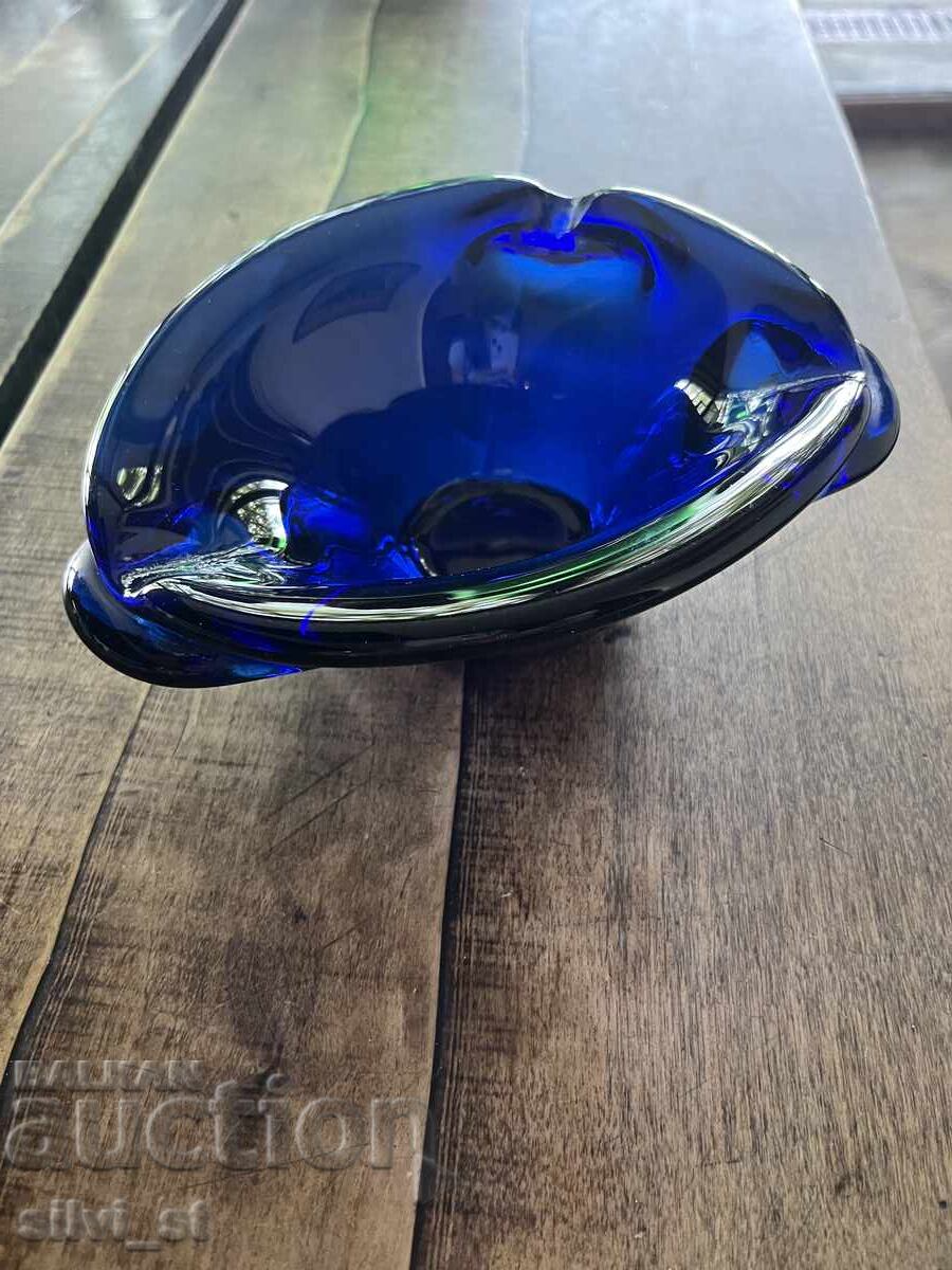 Auction Murano Glass Ashtray / Handmade Auction Murano Glass Ashtray / Handmade
