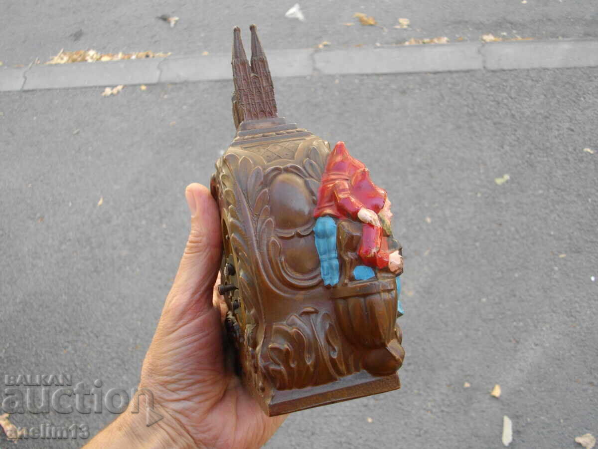 COLLECTOR'S DESK CLOCK ALARM CLOCK DWARF GERMANY - 6