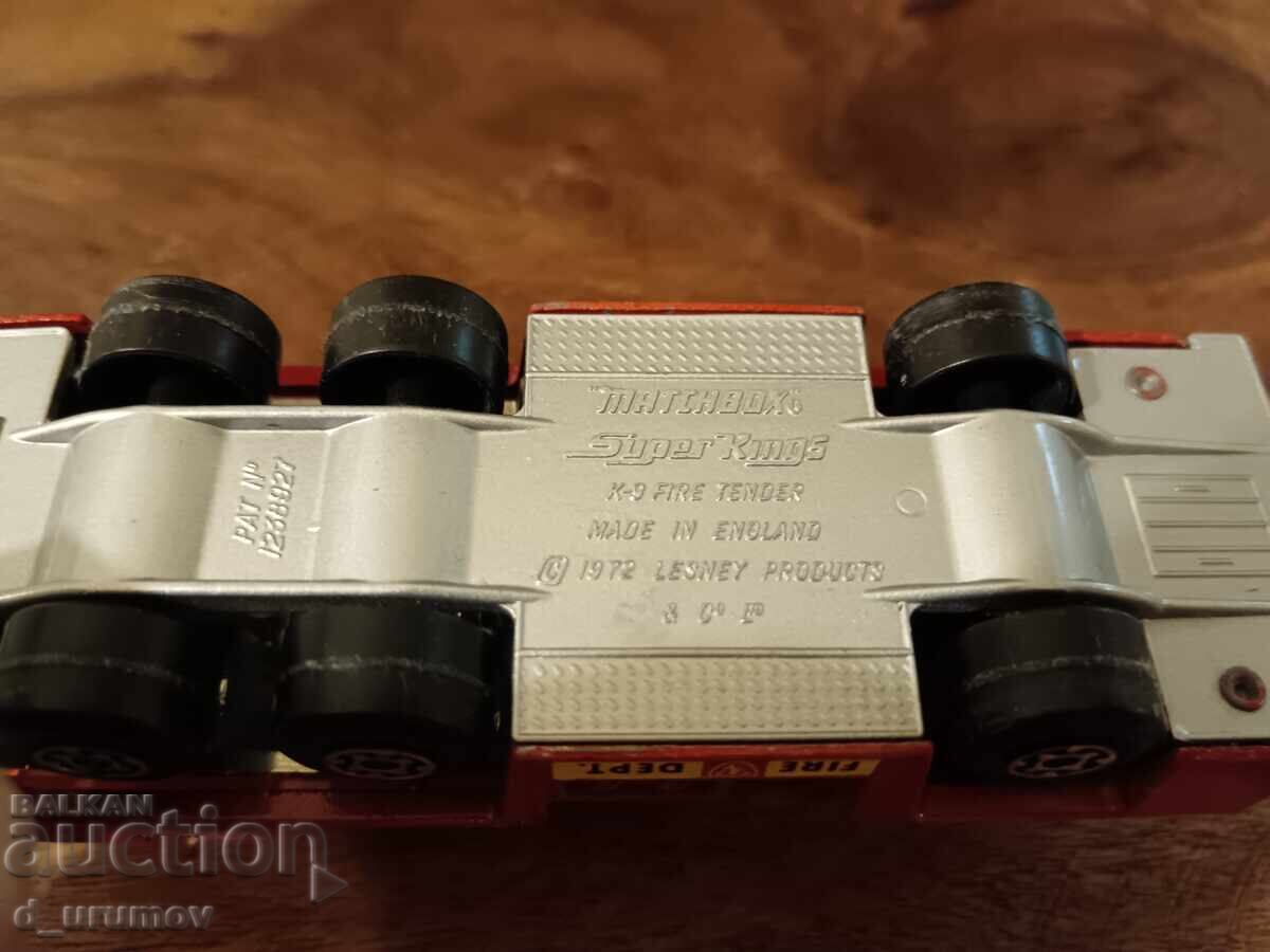 Μεταλλικό πυροσβεστικό Matchbox - 7