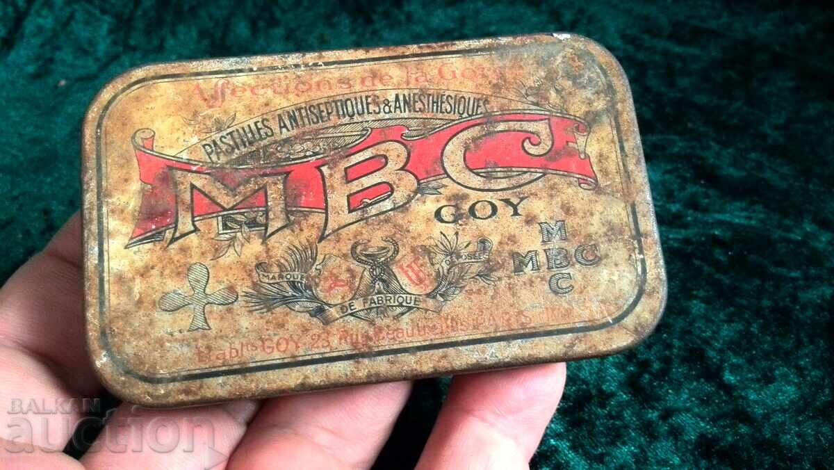 From 1930s Metal Box - French Antique Metal Box