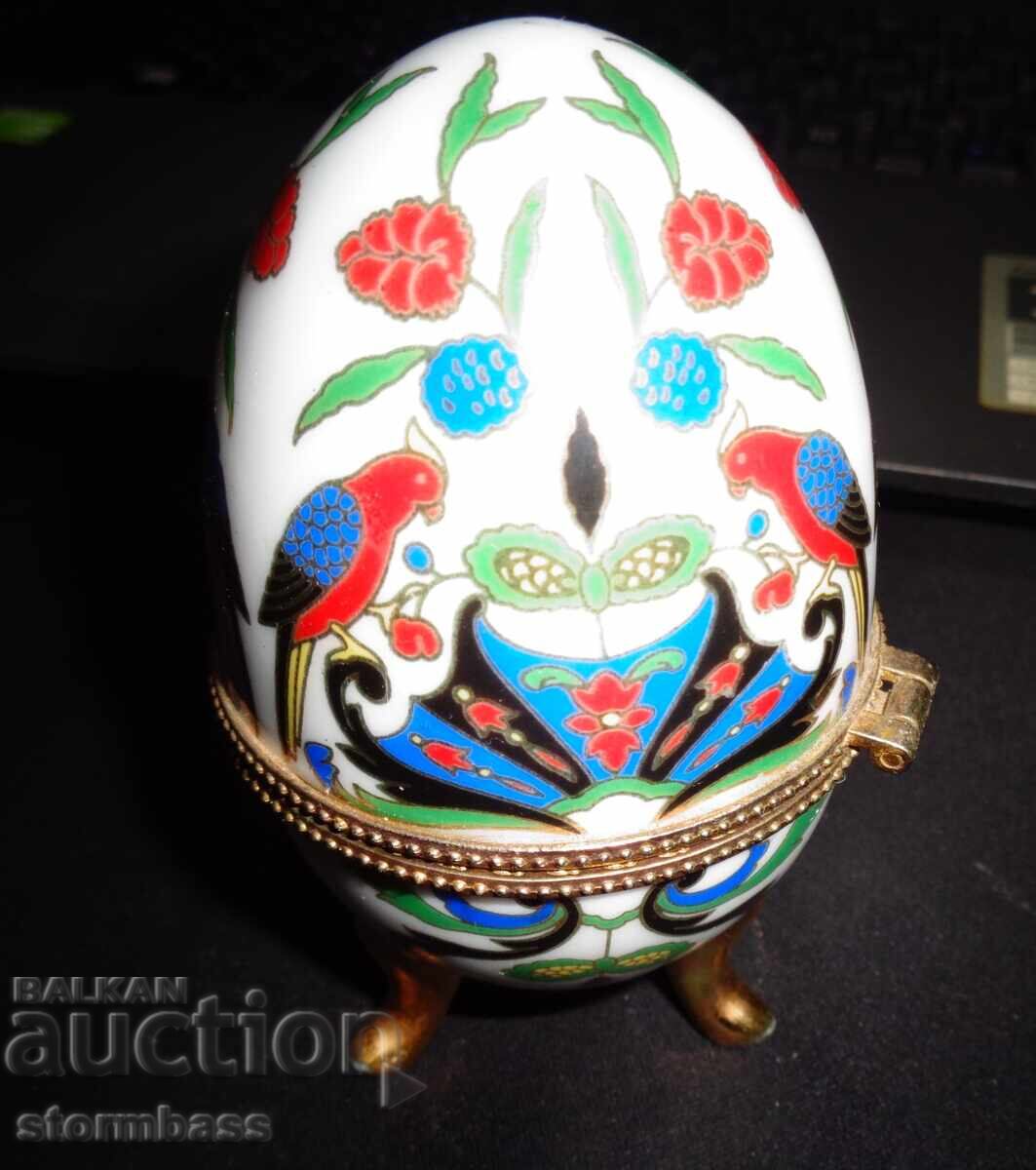 Porcelain egg, jewelry box - 6 Porcelain egg, jewelry box - 6