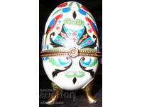 Πορσελάνινο αυγό, κουτί κοσμημάτων