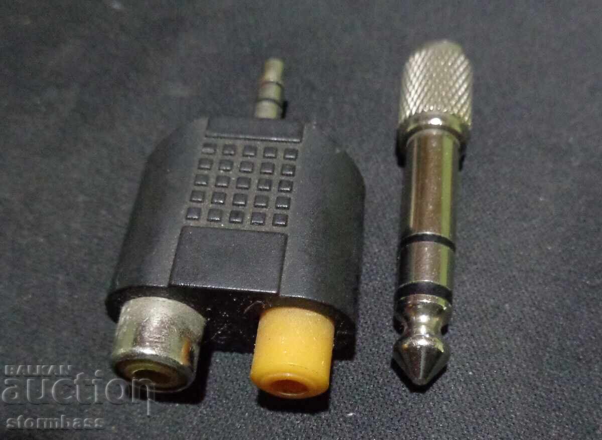 Μετατροπέας RCA σε υποδοχή ήχου (audio jack) με τιμή 2.00 BGN | € 1.02