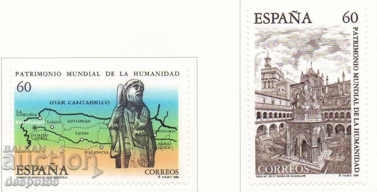 1995. Испания. Световно наследство на ЮНЕСКО.