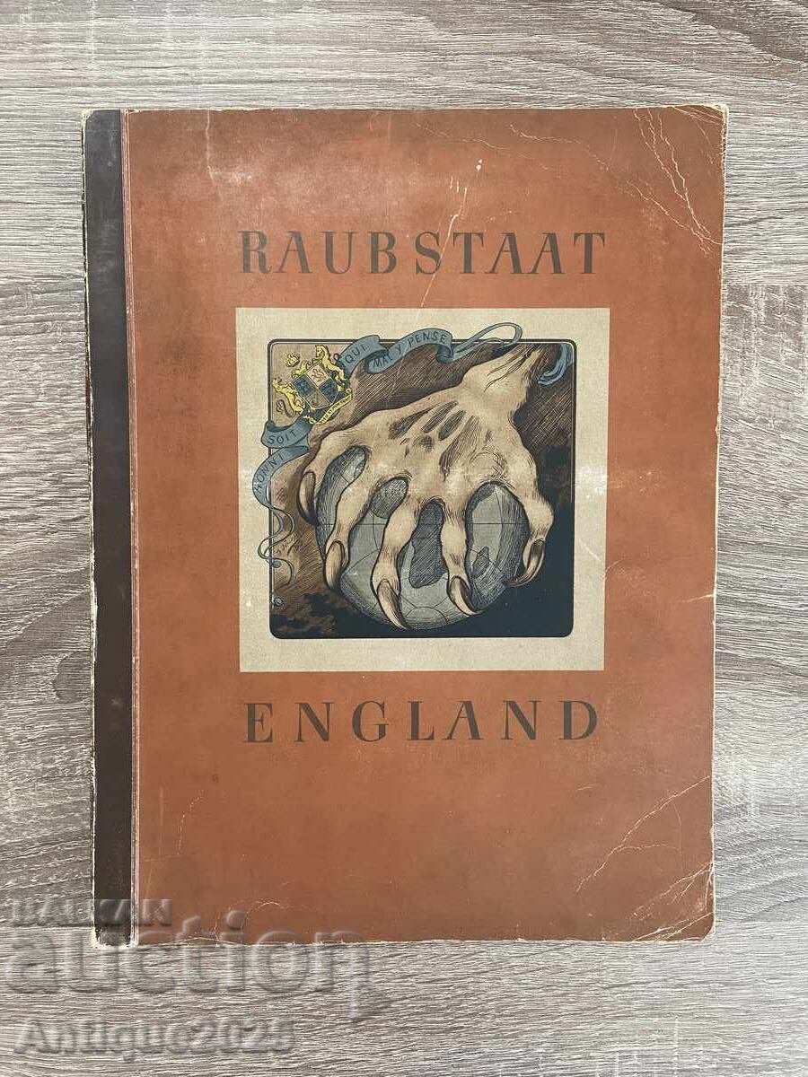 Complete album "Raubstaat England" with 125 stickers, Germany