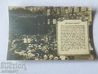 Cartolină poștală Germania Kaiser Wilhelm Das Kaiser sprichf Primul Război Mondial