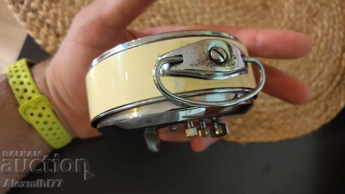 Old mechanical alarm clock - Beige-Ecru - Works - 6