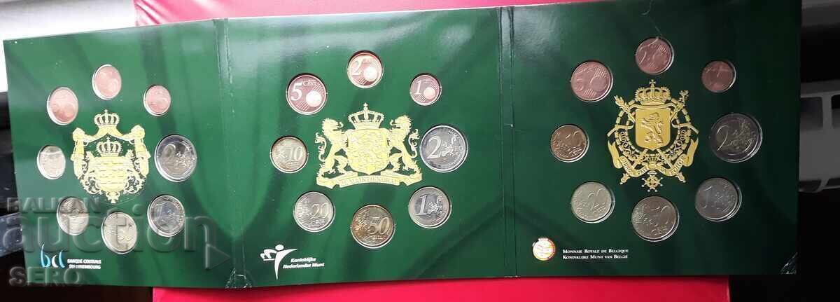 BENELUX-SET 2005- 3 in 1-Belgium, Netherlands and Luxembourg - 6