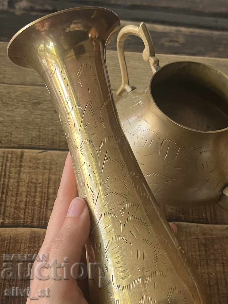 Delivery of Brass cookware set / engraved Delivery of Brass cookware set / engraved