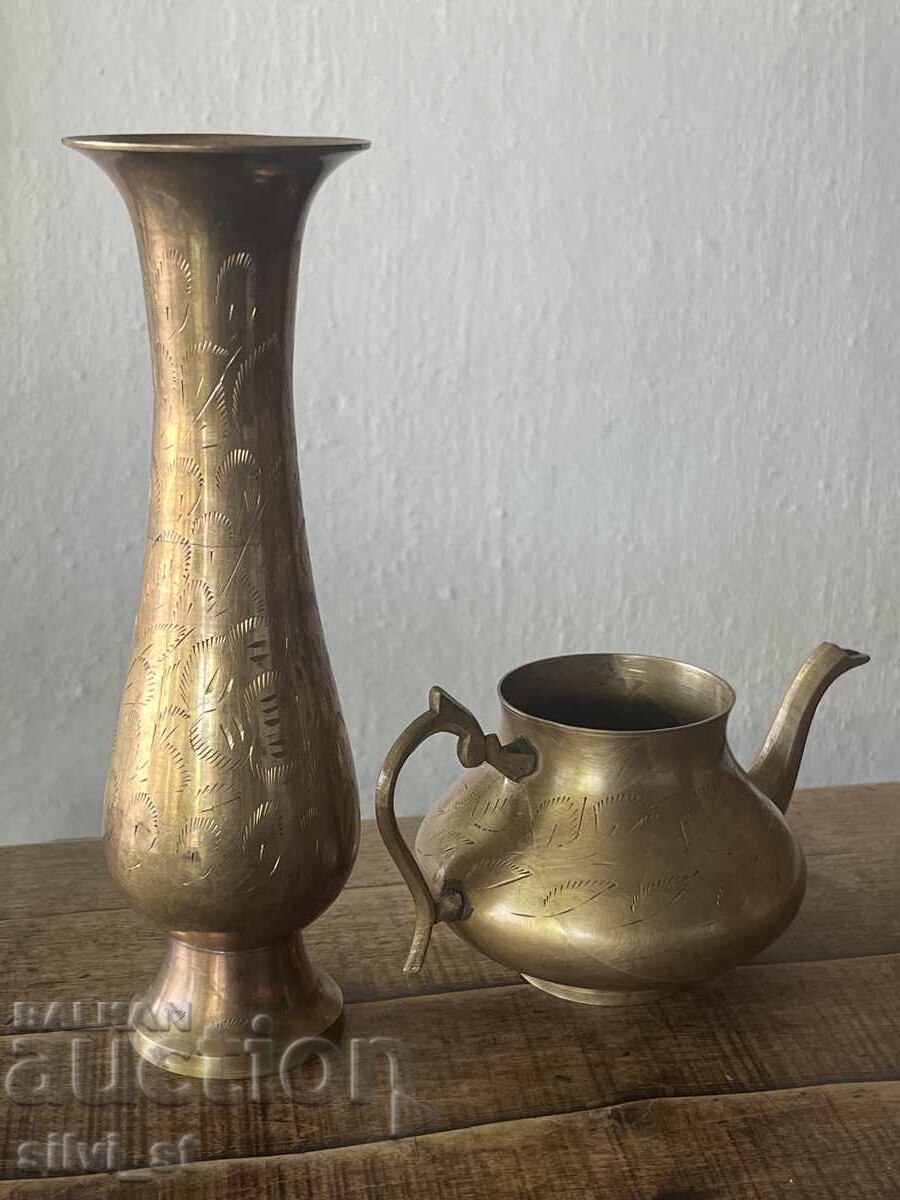 Brass cookware set / engraved Brass cookware set / engraved