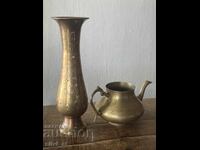 Brass cookware set / engraved