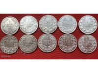 Lot de 10 buc. x 1 leu Ferdinand