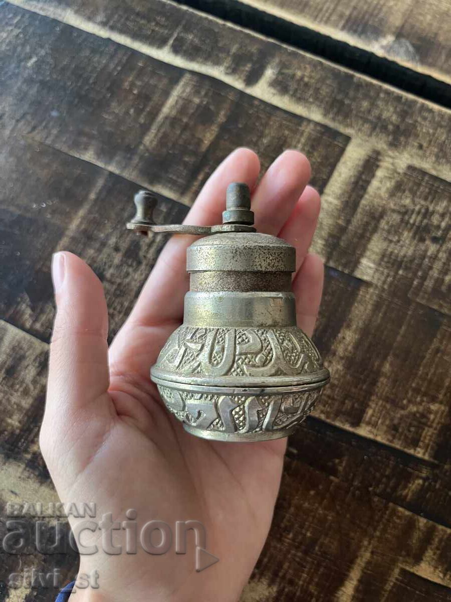 Auction  Brass pepper mills / engraved