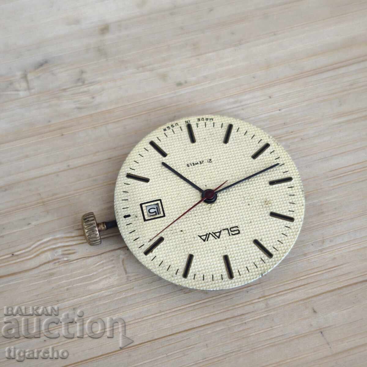 Licitație Mecanism ceas de mână pentru bărbați Slava