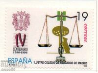 1996. Spain. 400 years. Of the Madrid Bar Association