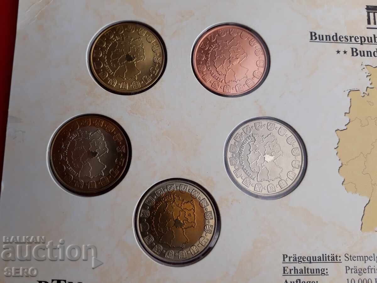 Delivery of Germany - Thuringia - SET of 5 beautiful medals