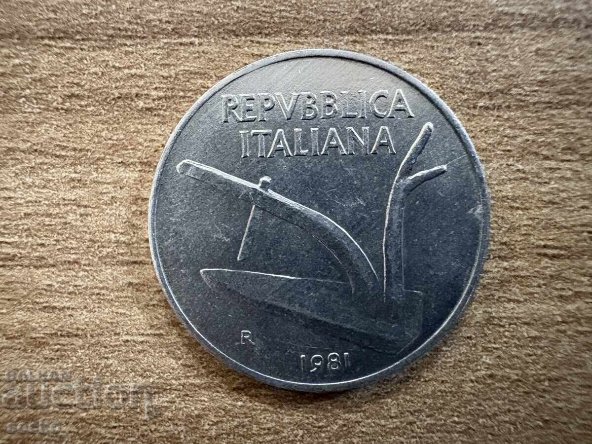 Italia - 10 lire (1981) cu preț 0.15 BGN | € 0.08 Italia - 10 lire (1981) cu preț 0.15 BGN | € 0.08