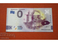 0 евро / 0 euro • MOROCCO - TANGIERS • Сувенирна банкнота