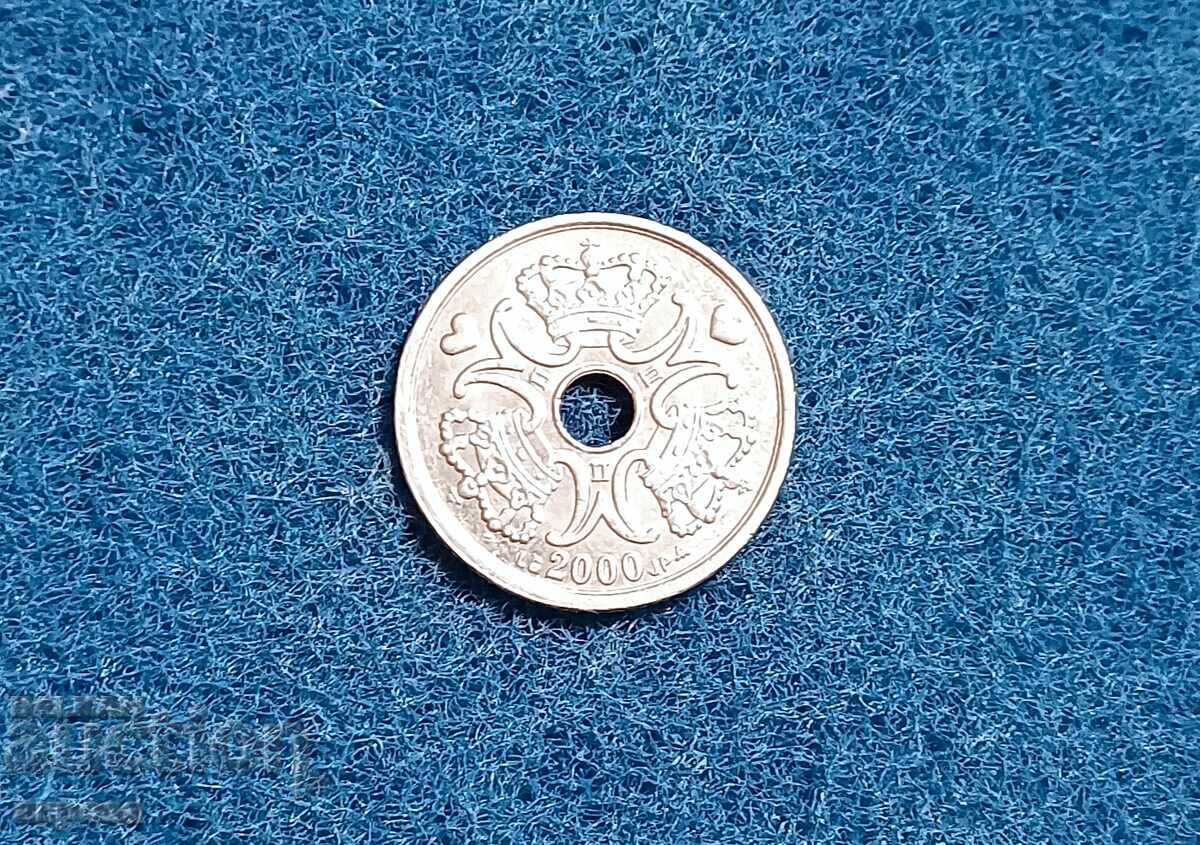 2 κορώνες Δανίας 2000 ακυκλοφόρητες με τιμή 2.50 BGN | € 1.28 2 κορώνες Δανίας 2000 ακυκλοφόρητες με τιμή 2.50 BGN | € 1.28