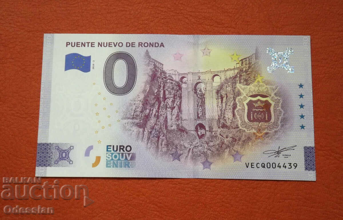 0 euro / 0 euro • PUENTE NUEVO DE RONDA