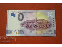 0 euro / 0 euro • PONTE DE LIMA • Bancnotă suvenir