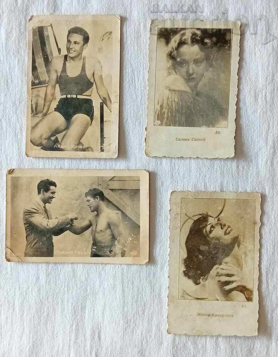 ACTORS OLD PHOTOS LOT 4 PIECES with price 5.00 BGN | € 2.56 ACTORS OLD PHOTOS LOT 4 PIECES with price 5.00 BGN | € 2.56